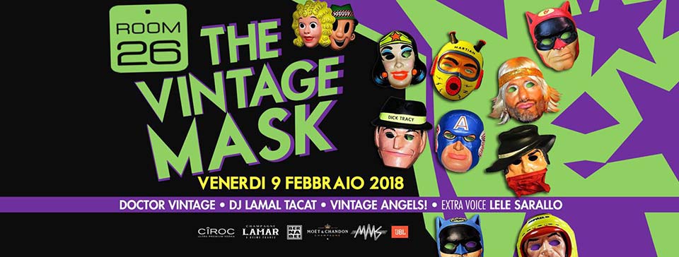 Room 26 Venerdi Grasso Carnevale 2018 - venerdì 9 febbraio 2018